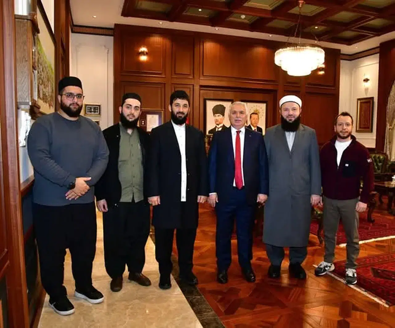 Vali Yıldırım, İDDEF Heyetini Makamında Ağırladı