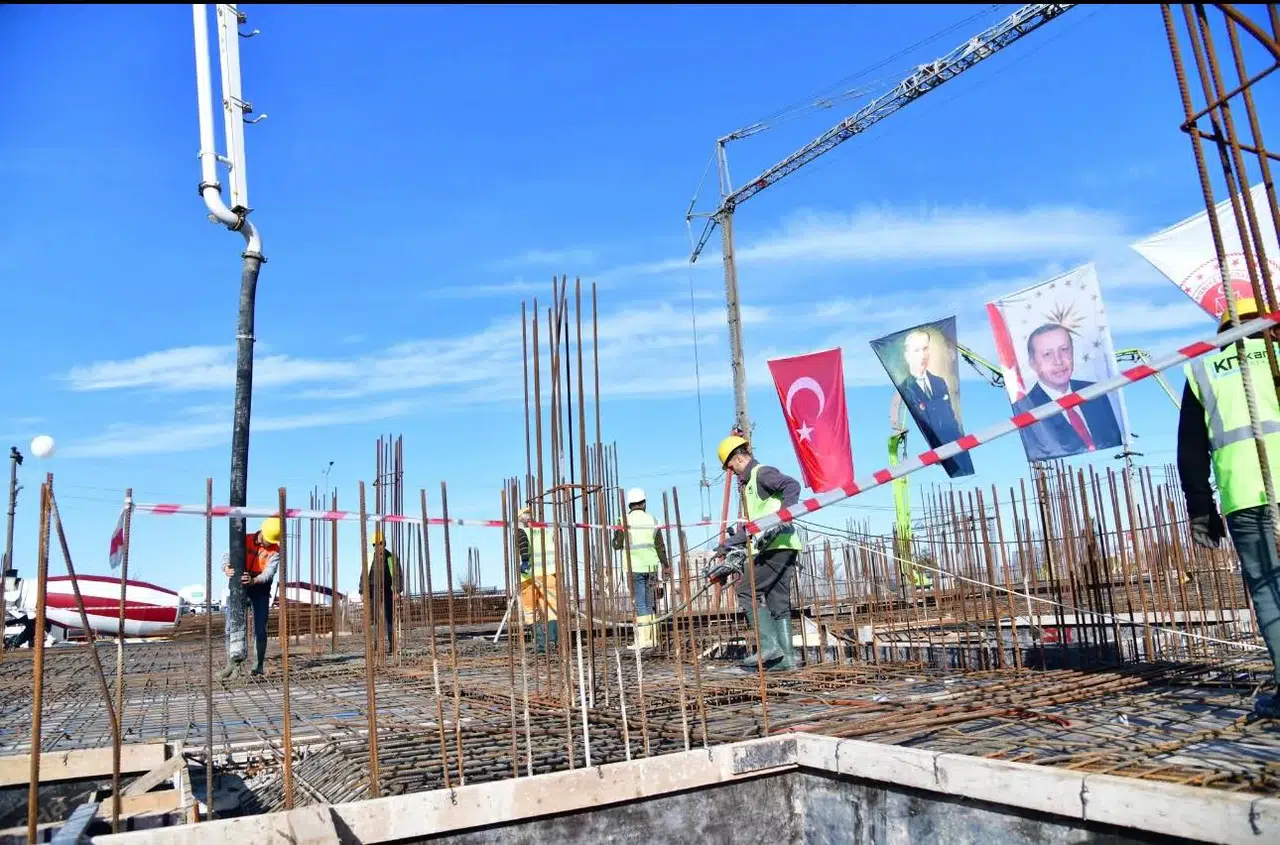 Of İlçe Adalet Sarayı Temeli Dualarla Atıldı