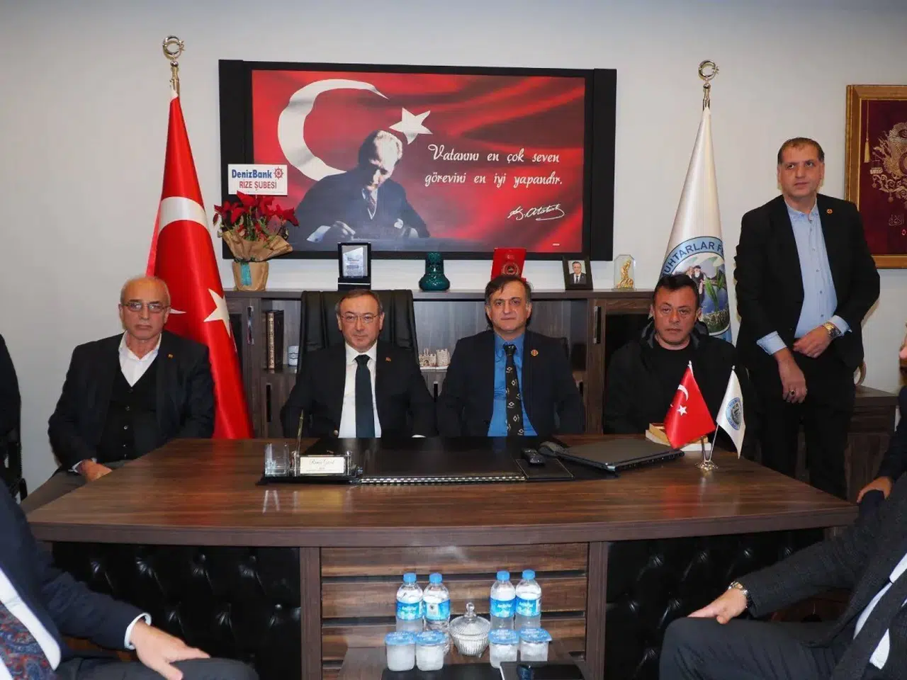 ÇAYKUR Genel Müdürü Yusuf Ziya Alim’den Rize Muhtarlar Federasyonuna Ziyaret