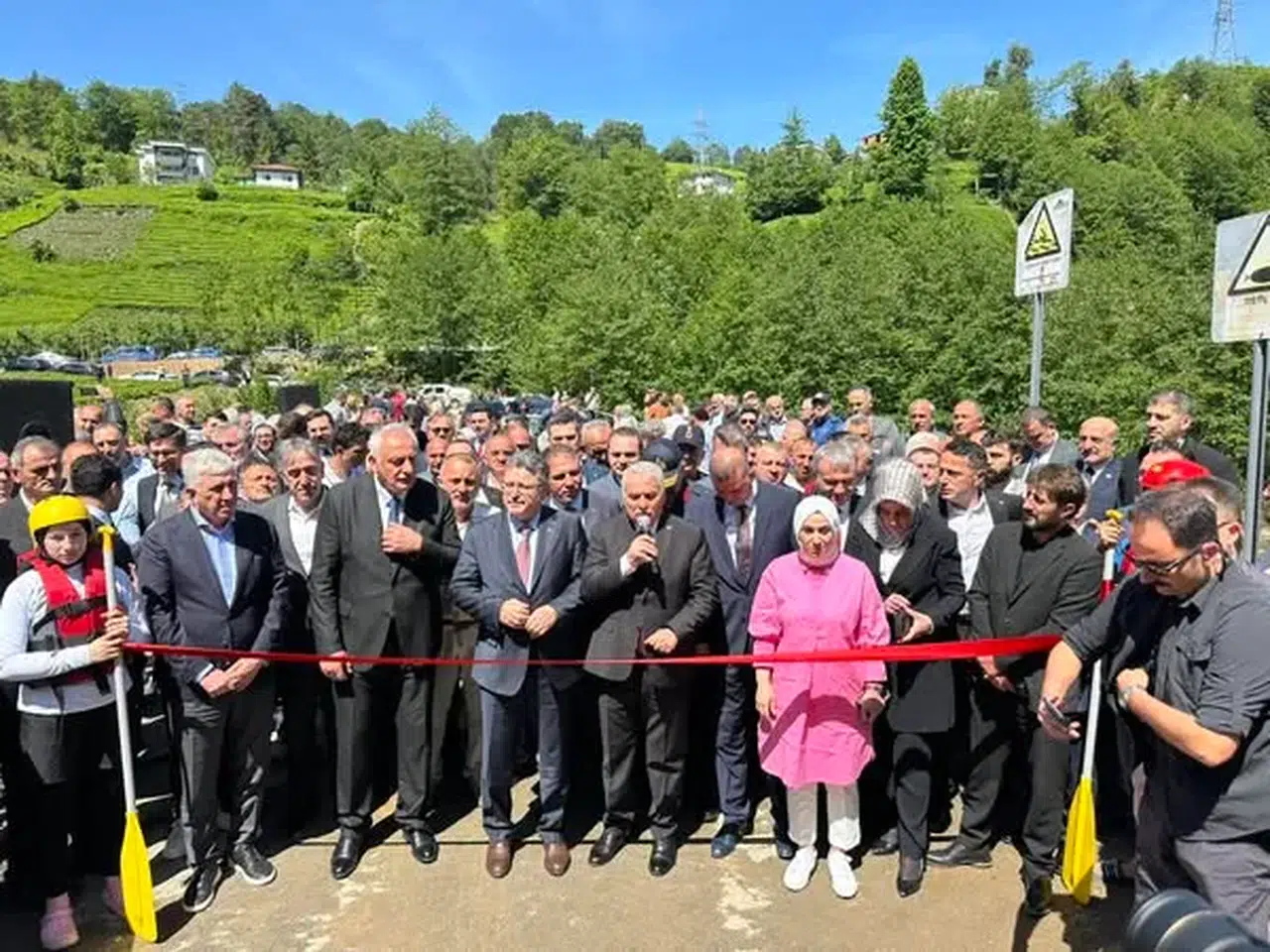 Trabzon’un İlk Rafting Parkuru Hayrat-Of Deresi’nde Açıldı