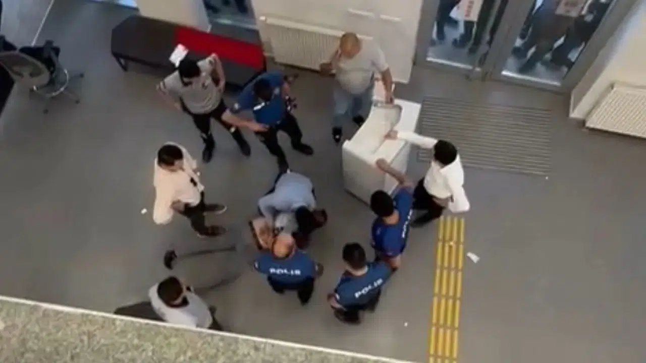 Bıçakla bankacıya saldıran şahıs tutuklandı, Ceylanpınar'da korku dolu anlar yaşandı