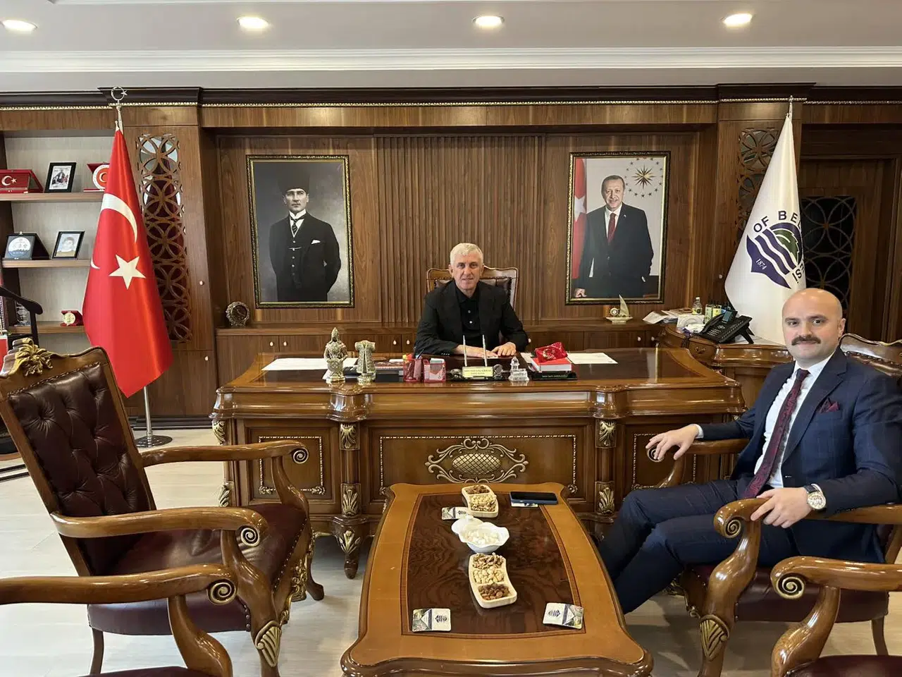 Of Cumhuriyet Başsavcısı Abdurrahim Günaydın’dan Of Belediye Başkanı Sarıalioğlu’na Ziyaret