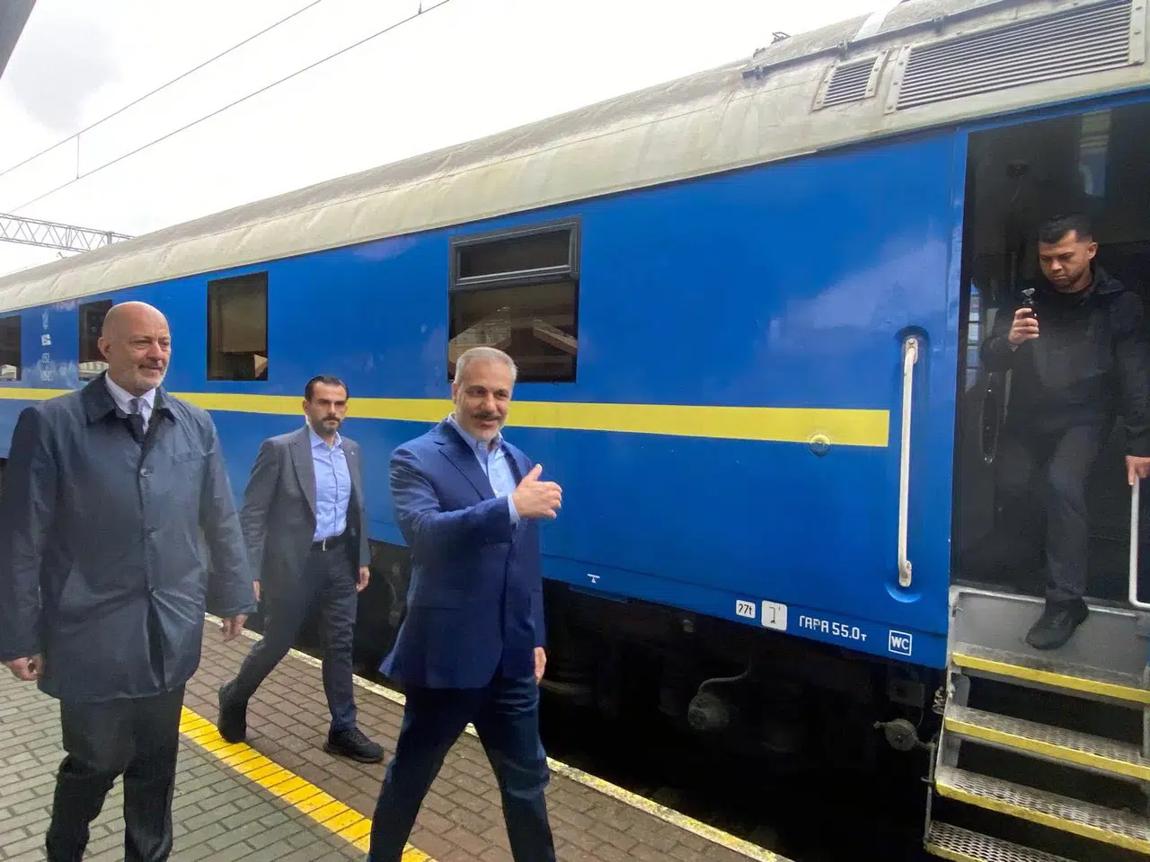 Bakan Fidan, Ukrayna'daki Ziyareti İçin Polonya'dan Trenle Kiev'e Yol Aldı