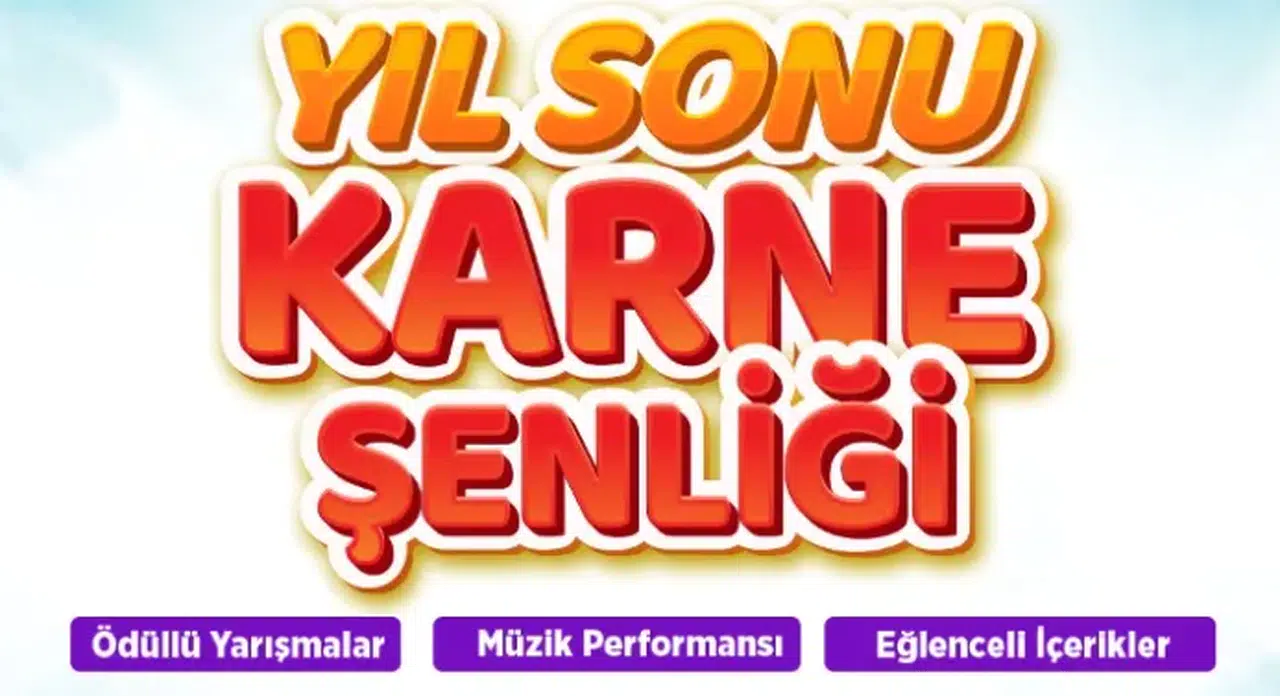 Rize Belediyesi’nden Öğrencilere Renkli Karne Şenliği