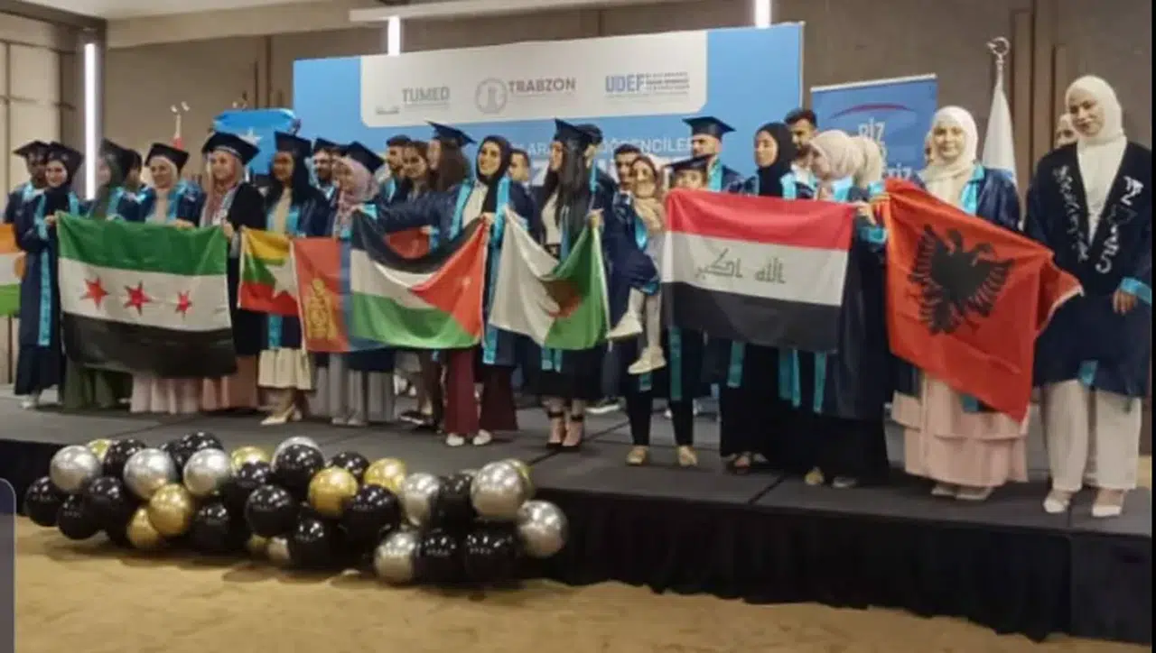 Trabzon’da Uluslararası Öğrencilere Anlamlı Mezuniyet Programı