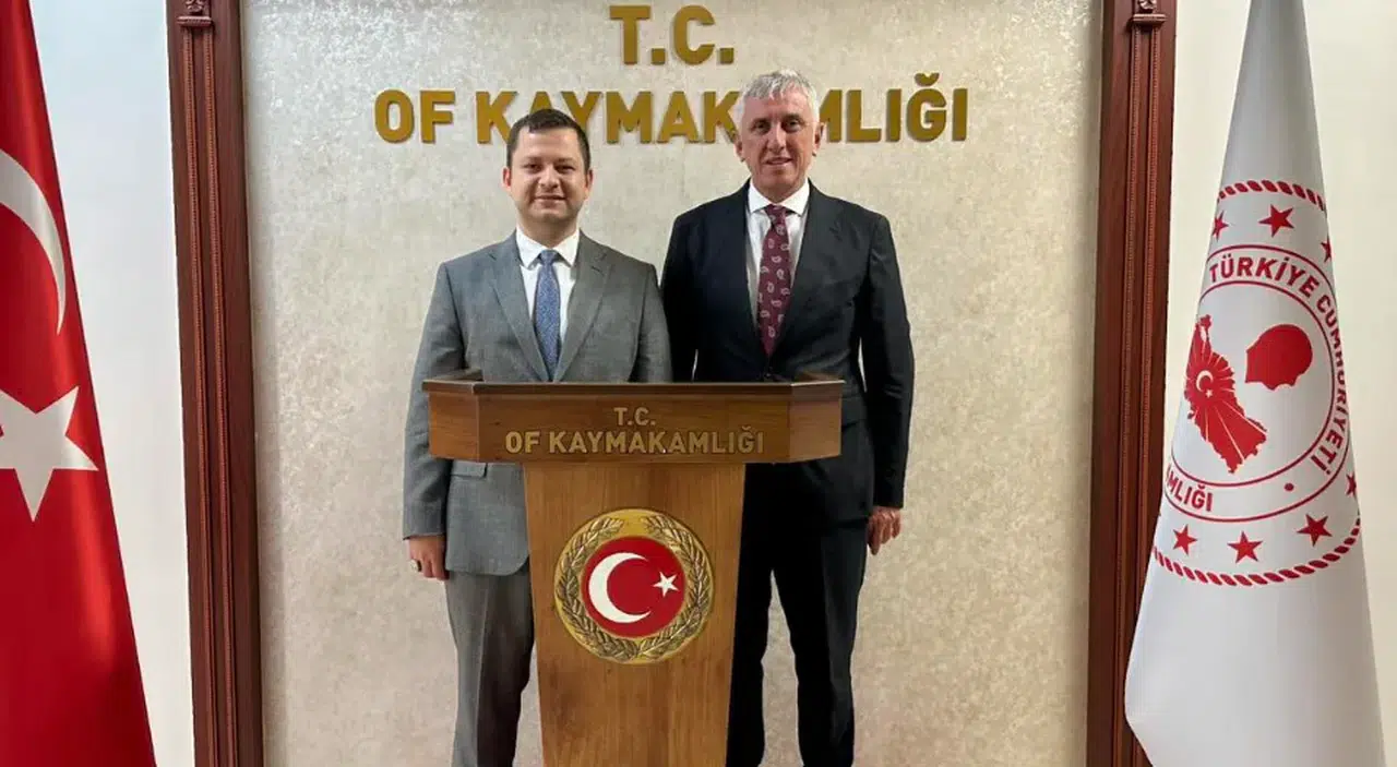 Of Kaymakamı Yiğit Yaşar Demirer’e Veda Ziyareti