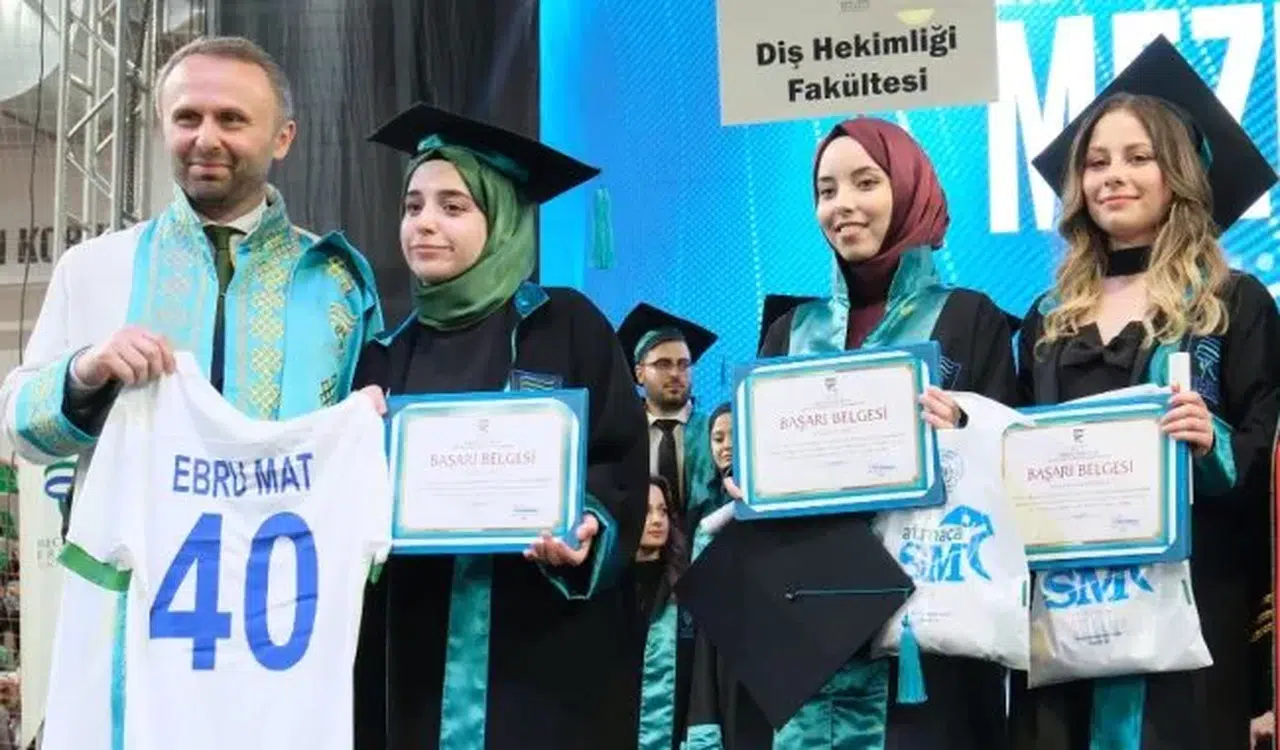 RTEÜ’de Mezuniyet Coşkusu: 19. Dönem Öğrencileri Kep Attı