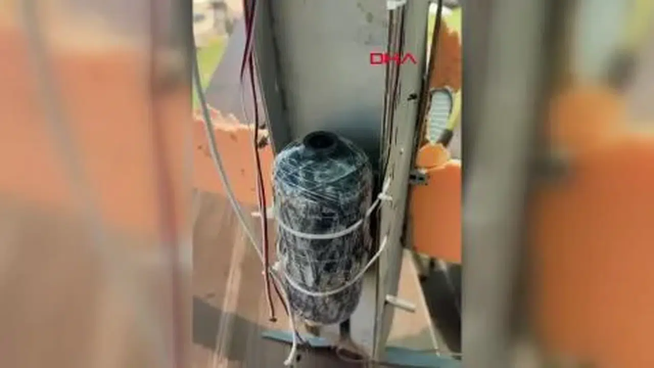 Şile Plajı'nda kamikaze dronu bulunarak güvenlik ekipleri harekete geçti