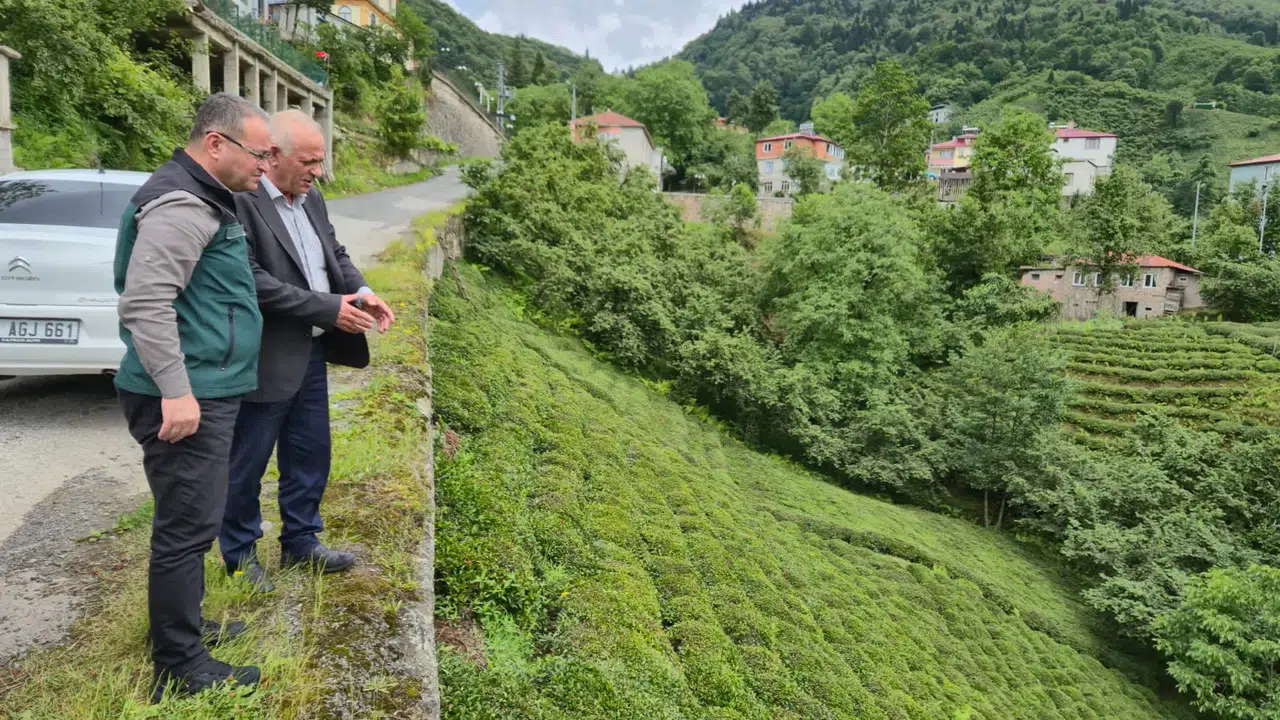 DSİ 22. Bölge Müdürü Fatih Kişi, Trabzon Okçular Mahallesi’nde İncelemelerde Bulundu