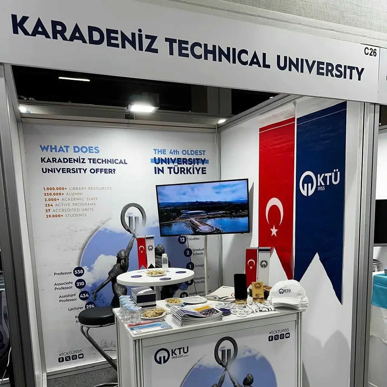 Karadeniz Teknik Üniversitesi Global Sustainable Kongresi'nde sürdürülebilirlik çözümleri için stant açtı