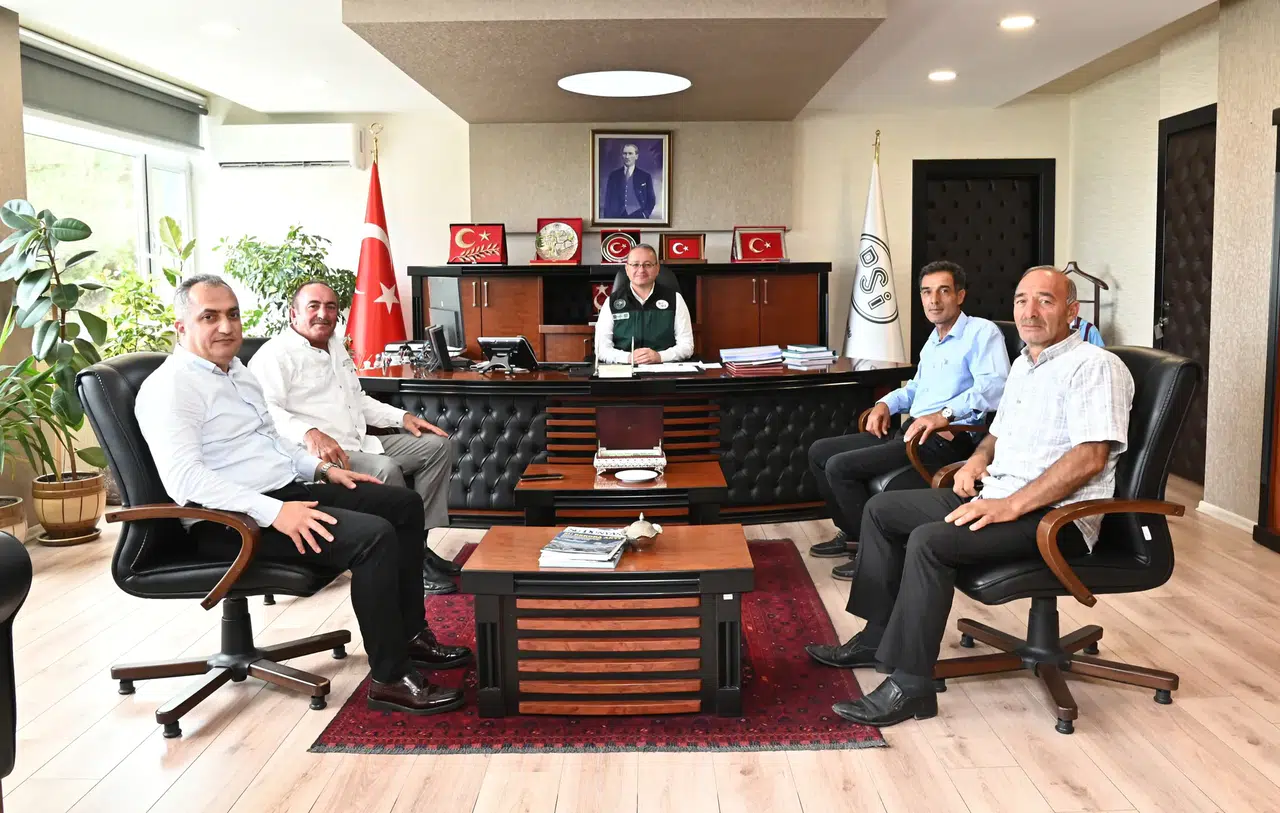 Bayburtlu Muhtarlar DSİ 22. Bölge Müdürlüğü’nü Ziyaret Etti