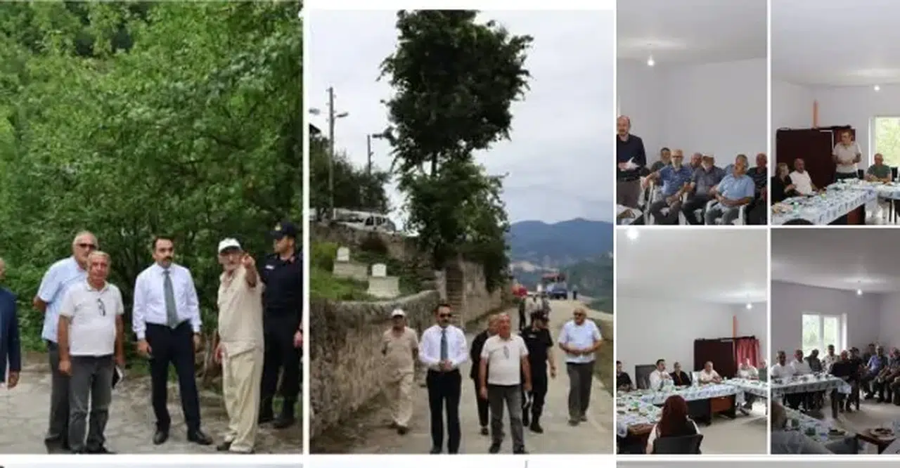 Murgul Kaymakamı Zafer Şahin, Petek Köyü Ziyaretinde Halkla Bir Araya Geldi