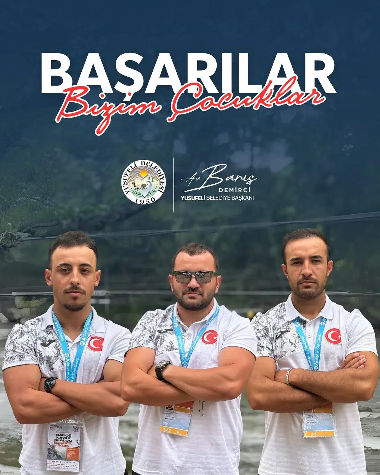 Yusufeli Belediyesi sporcuları uluslararası kano şampiyonasında Türkiye'yi temsil edecek.