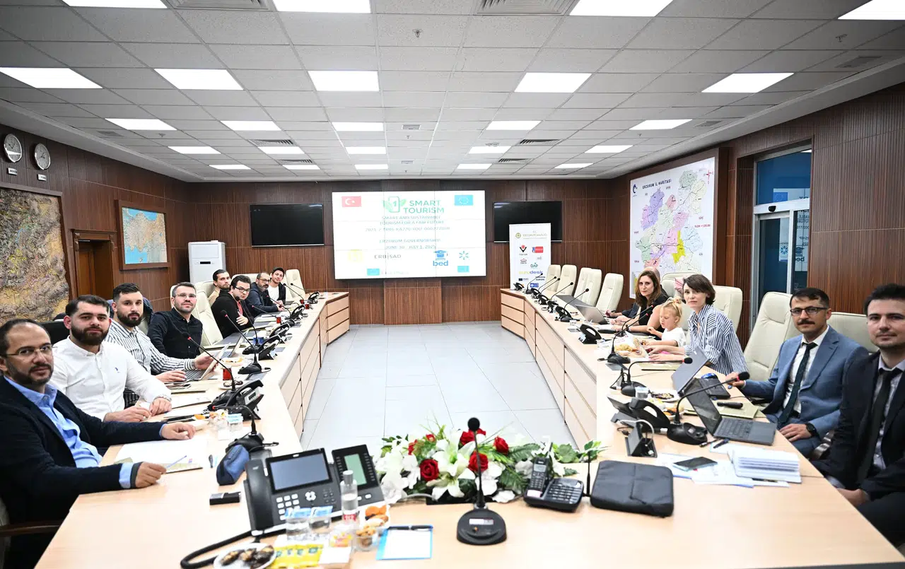 Erzurum'da Sürdürülebilir Turizm İçin Uluslararası Proje Toplantısı Yapıldı