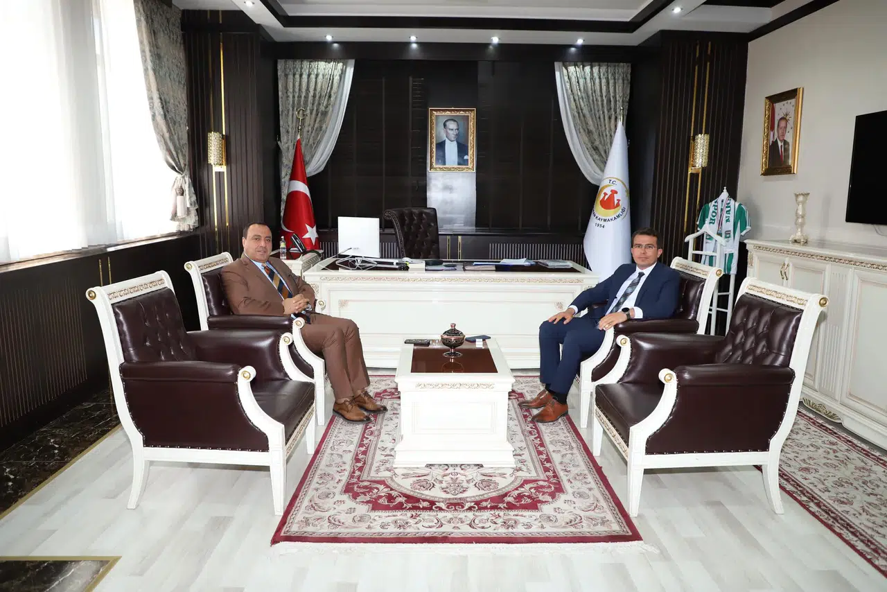 Kınalı'dan Kaymakam Adıbelli'ye Hoş Geldin Ziyareti ve Başarı Dilekleri