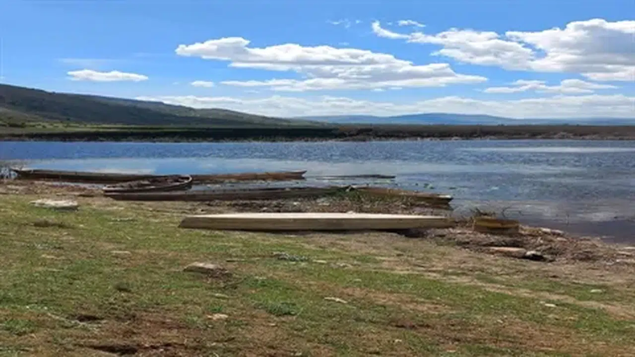 Karamık Gölü'ndeki yangın söndürüldü, gölde su kalmadı hayvanlar telef oldu