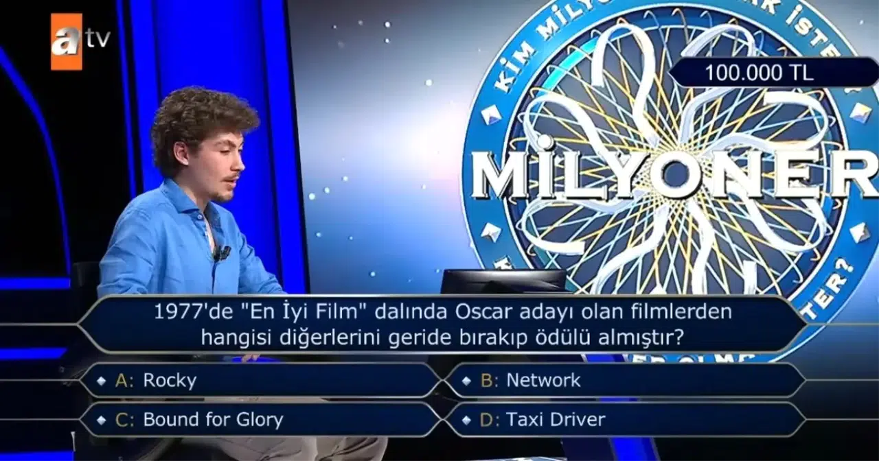 1977'de Oscar Ödülleri'nde "En İyi Film" ödülünü kazanan yapım, "Rocky" olmuştur.