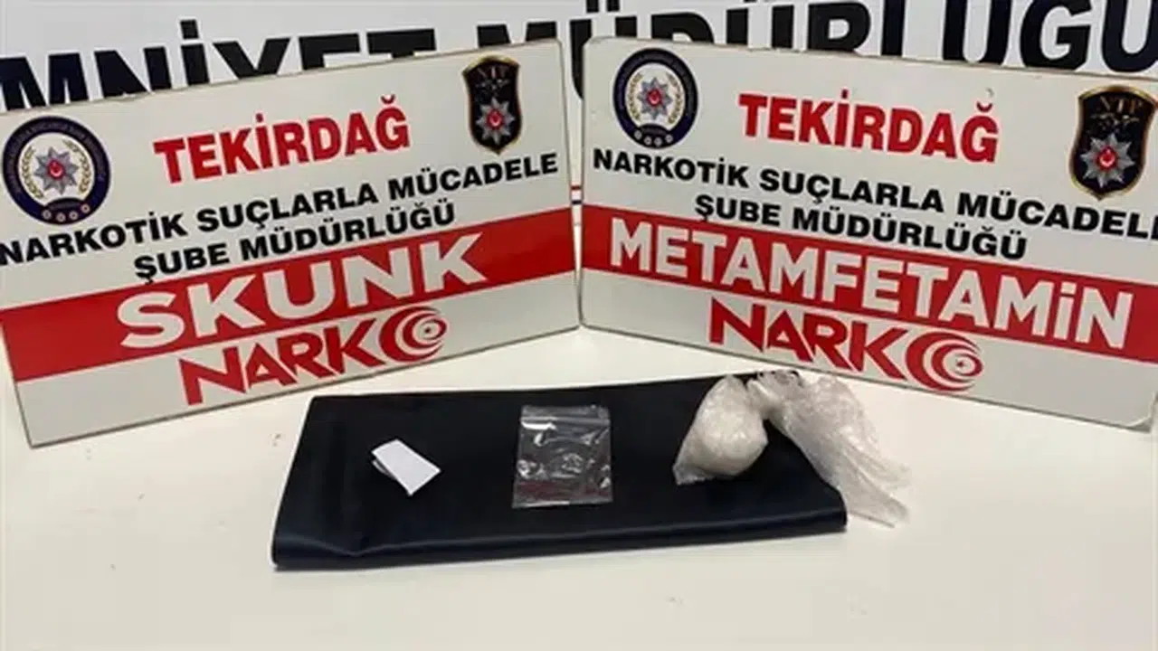 Tekirdağ'da uyuşturucu operasyonunda 6 şüpheli tutuklandı, çok sayıda madde ele geçirildi