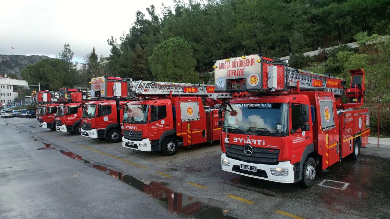 Muğla İtfaiyesi'ne 72 Yeni Araç Takviyesi Yapılıyor!