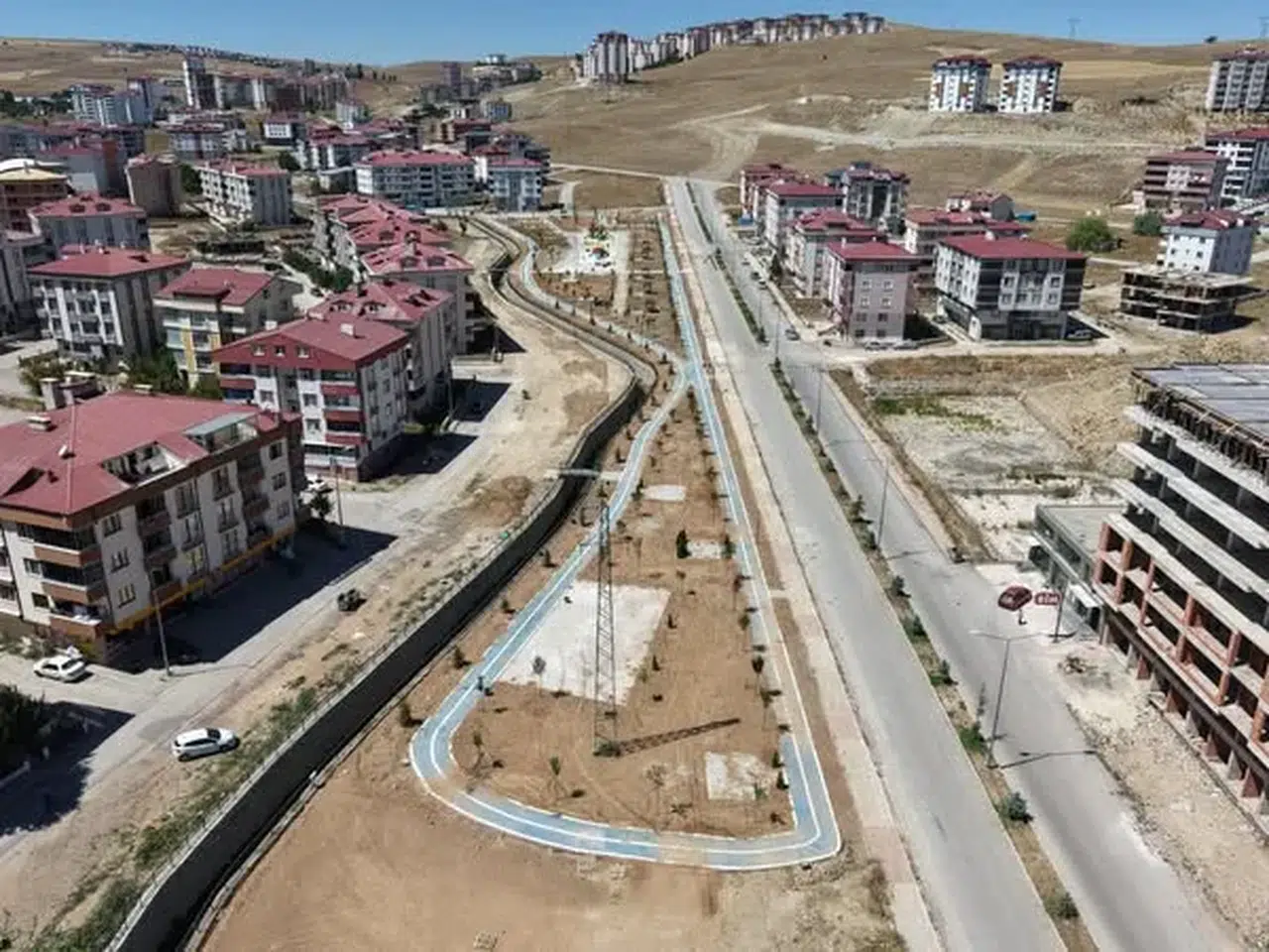 Bayburt Şingah Mahallesi’ne Yeni Bisiklet Yolu Kazandırıldı