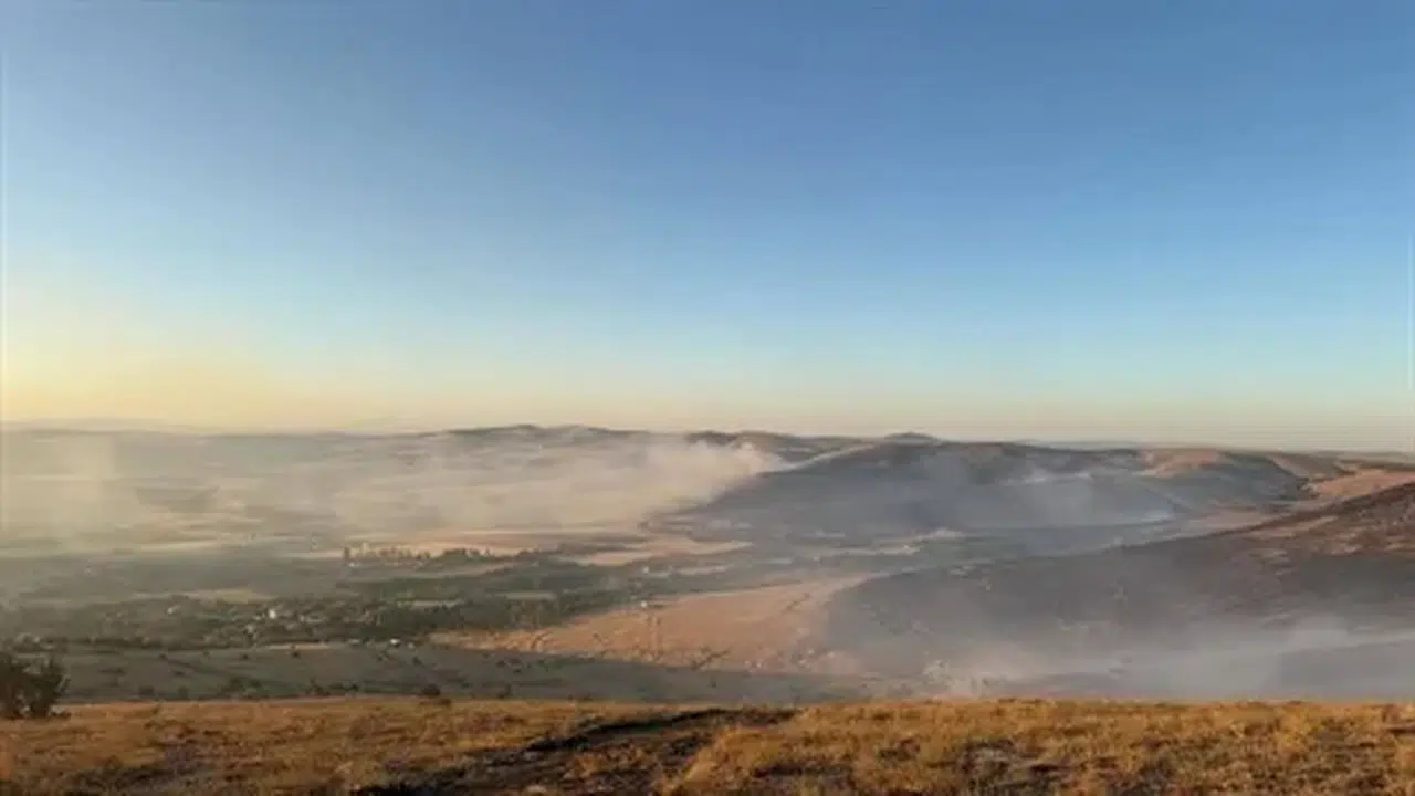 Kaman'daki meralık alandaki yangın kontrol altına alındı, ekipler büyük çaba harcadı