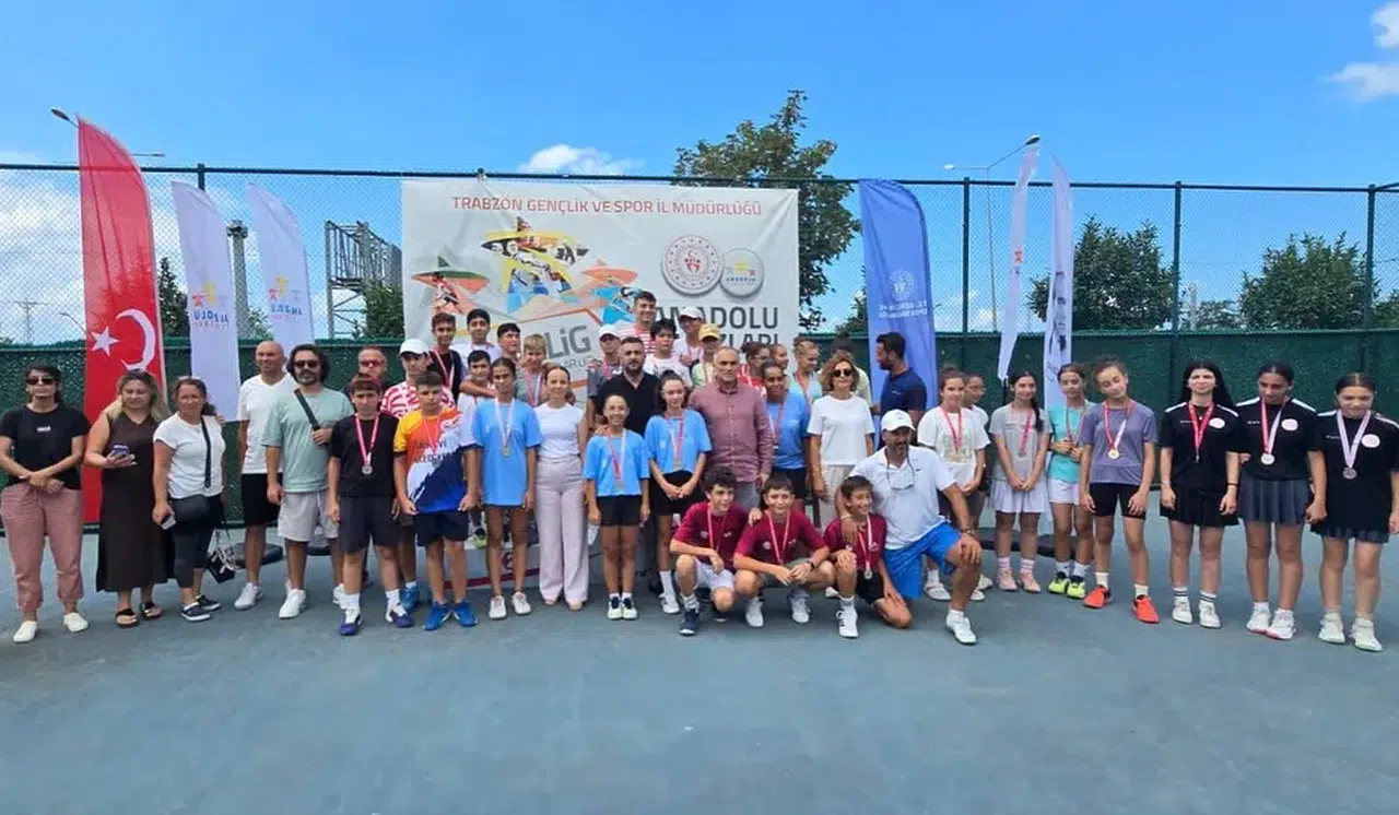 Anadolu Yıldızlar Ligi Tenis 2. Etap 3. Grup Müsabakaları Trabzon’da Sona Erdi