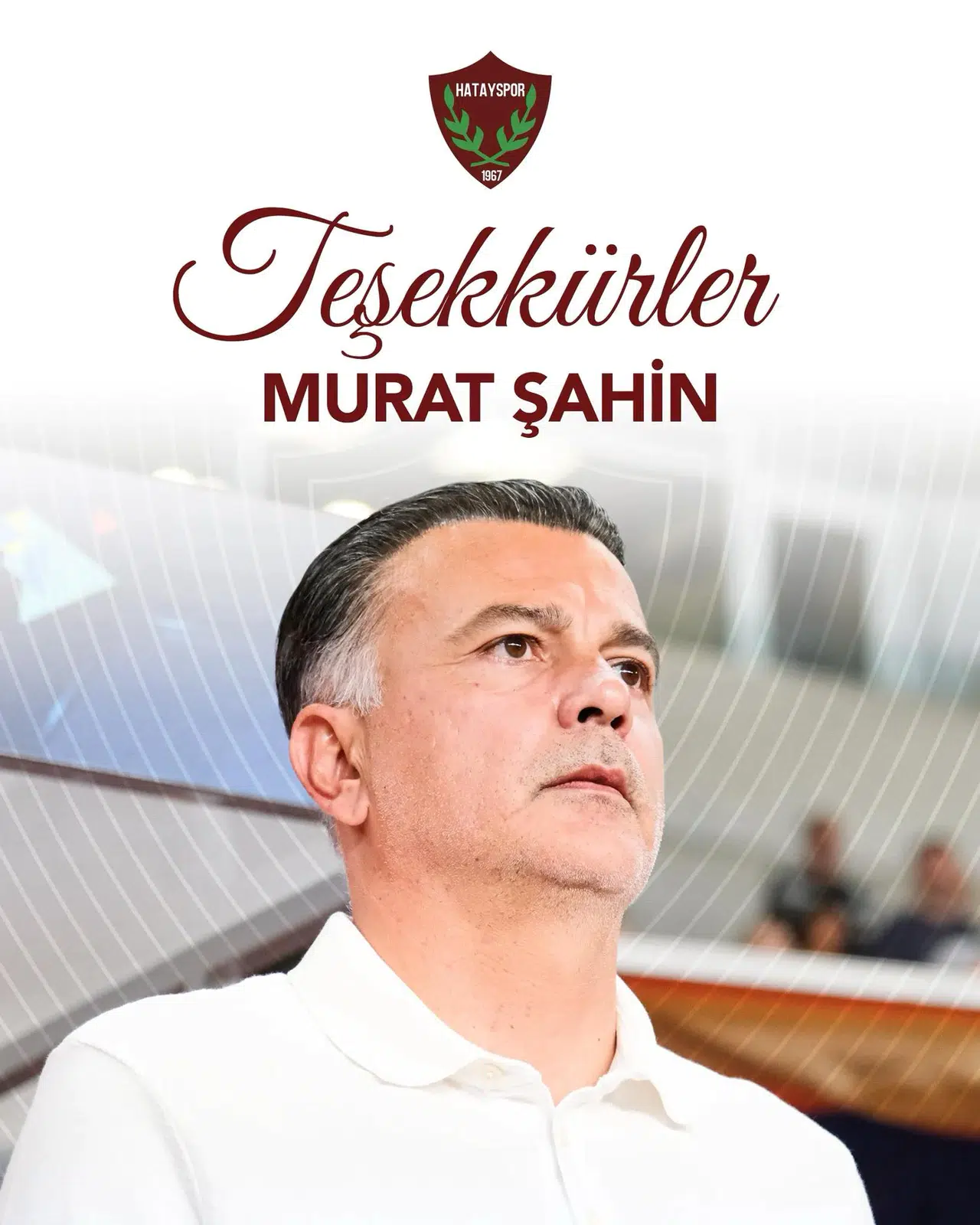 Hatayspor'da Murat Şahin ile Ayrılık Resmi Hale Geldi!