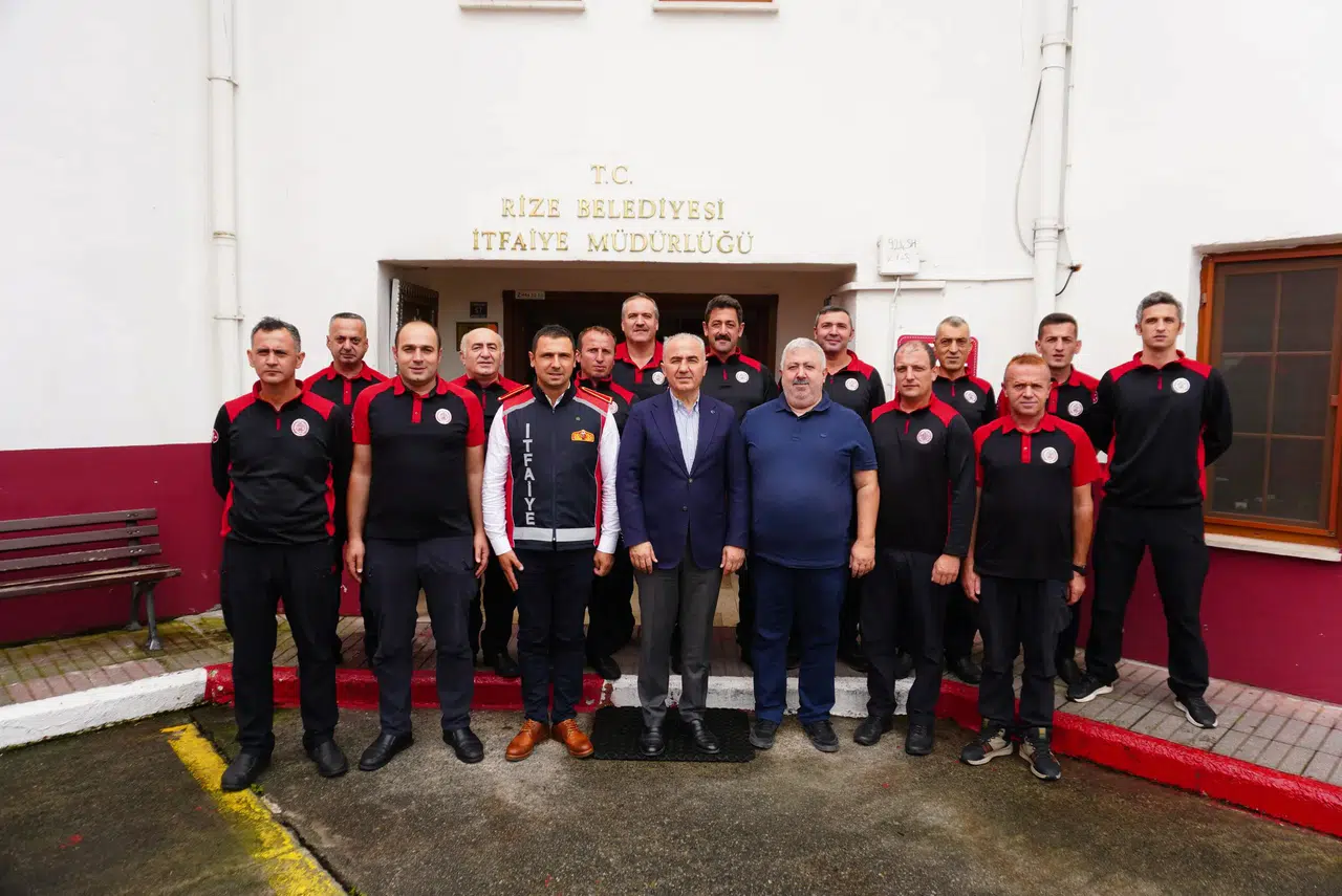 Rize'de İtfaiye Teşkilatının 311. Yıldönümü Kutlandı, Başkan Taviloğlu'dan Teşekkür Mesajı