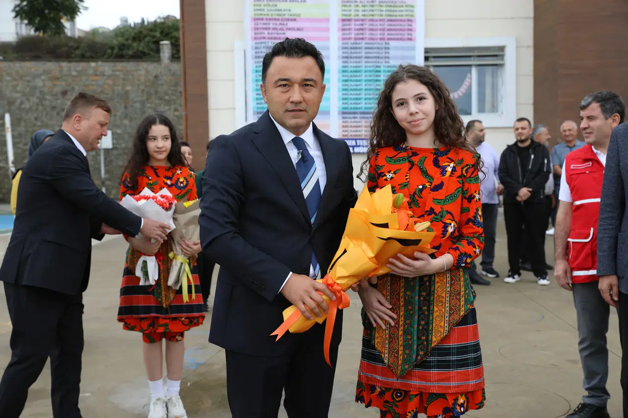 Akçaabat'ta yeni eğitim yılı için anlamlı ziyarete destek ve motivasyon mesajları verildi