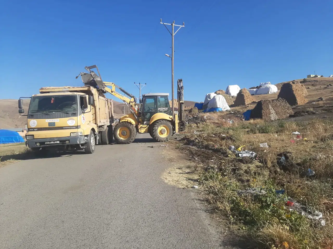 Çat Belediyesi'nden Temizlik Seferberliği ile Daha Yaşanabilir Mahalleler Hedefleniyor