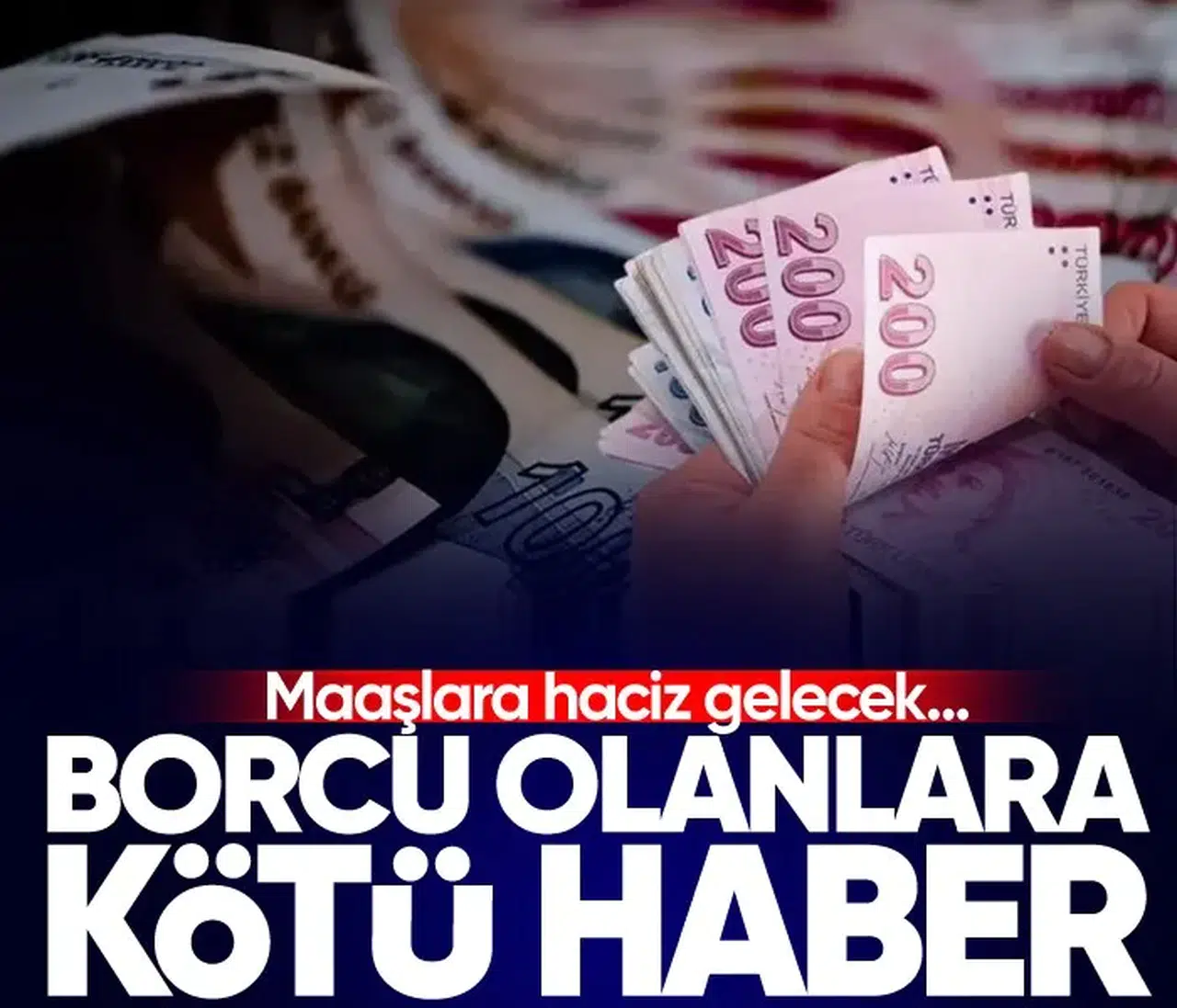 Borçlulara kötü haber! Maaşlara haciz uygulanacak...