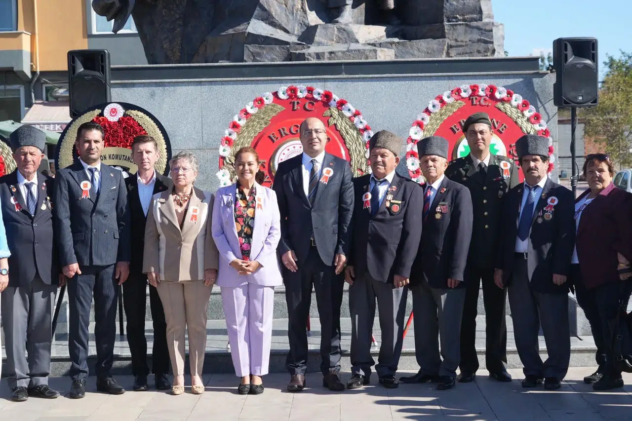 Gaziler Günü'nde Ergene'de duygusal anlar: Başkan Topak'tan anlamlı mesajlar