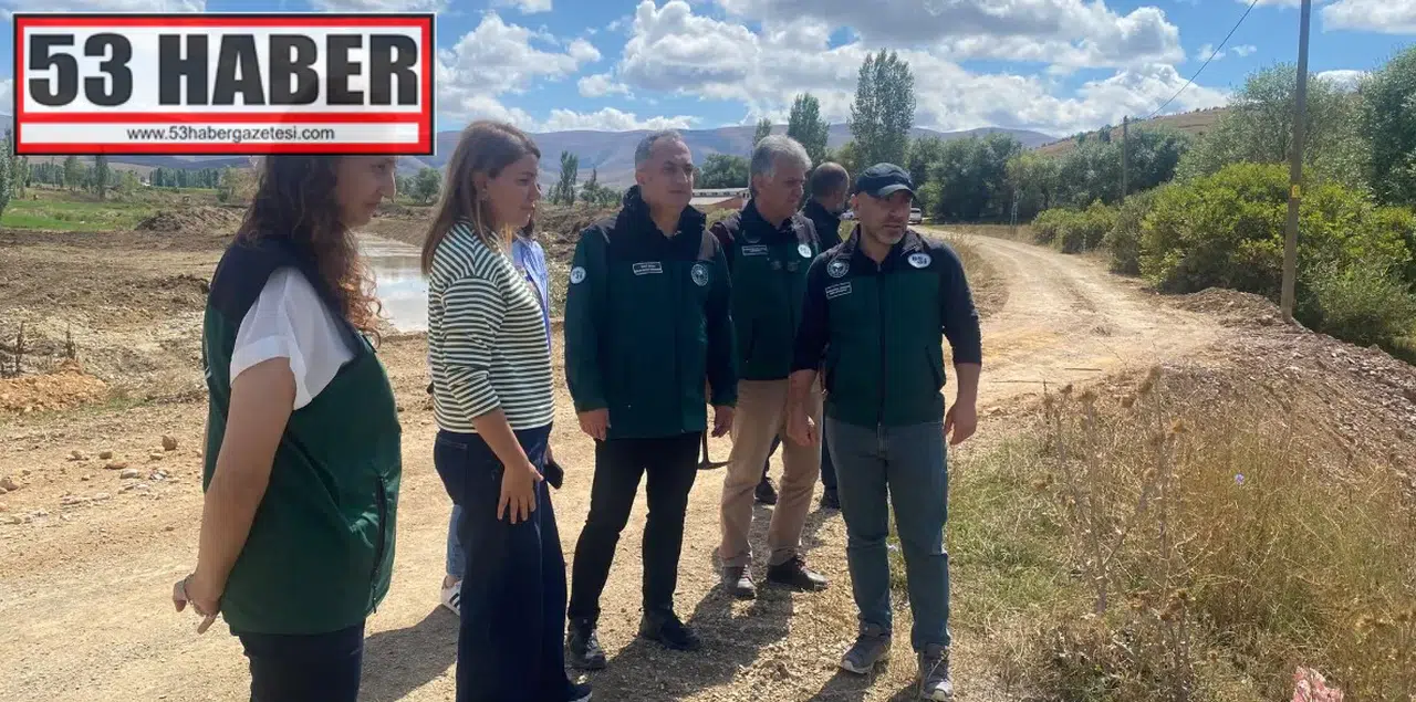 DSİ 22. Bölge Müdürlüğü Bayburt Kırklartepe’de Arazi Toplulaştırma ve TİGH Çalışmalarını İnceledi