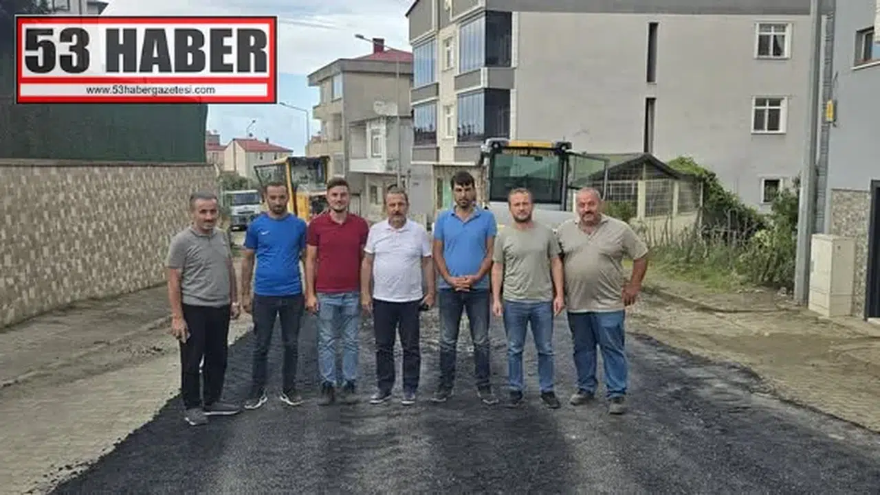 Vakfıkebir Belediyesi’nden Okul Yollarında Asfaltlama Çalışması