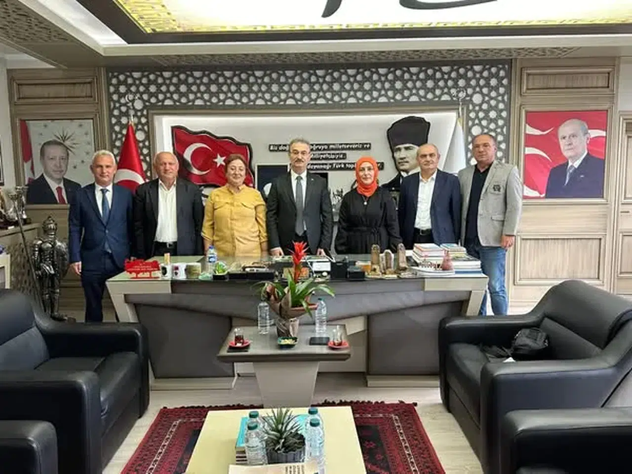 Şalpazarı Belediyesi, İYİ Parti ile iş birliği ve projeler üzerine istişarelerde bulundu