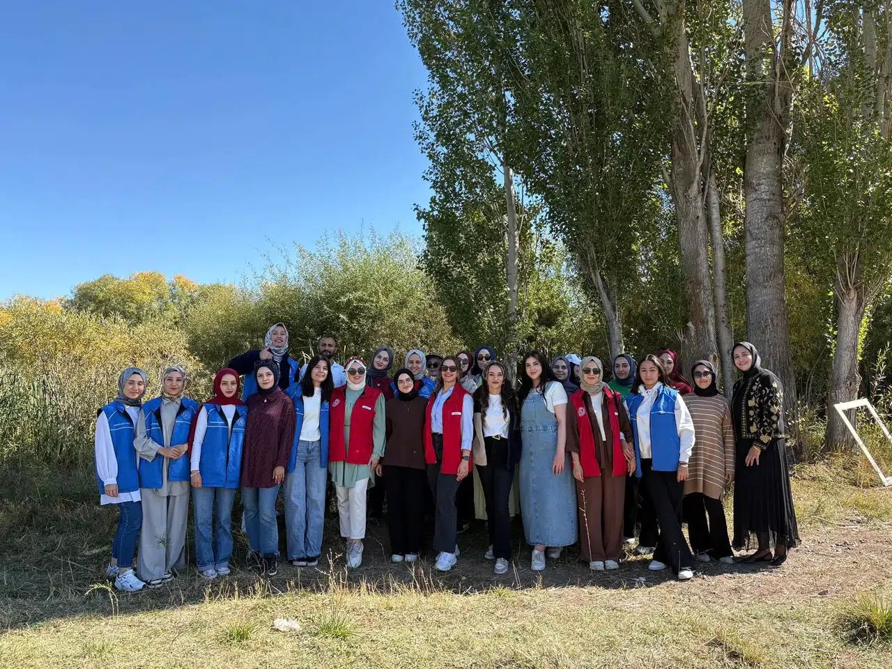 Gençler, Pasinler'de ayçiçeği hasadında bir araya gelerek tarım deneyimi kazandı