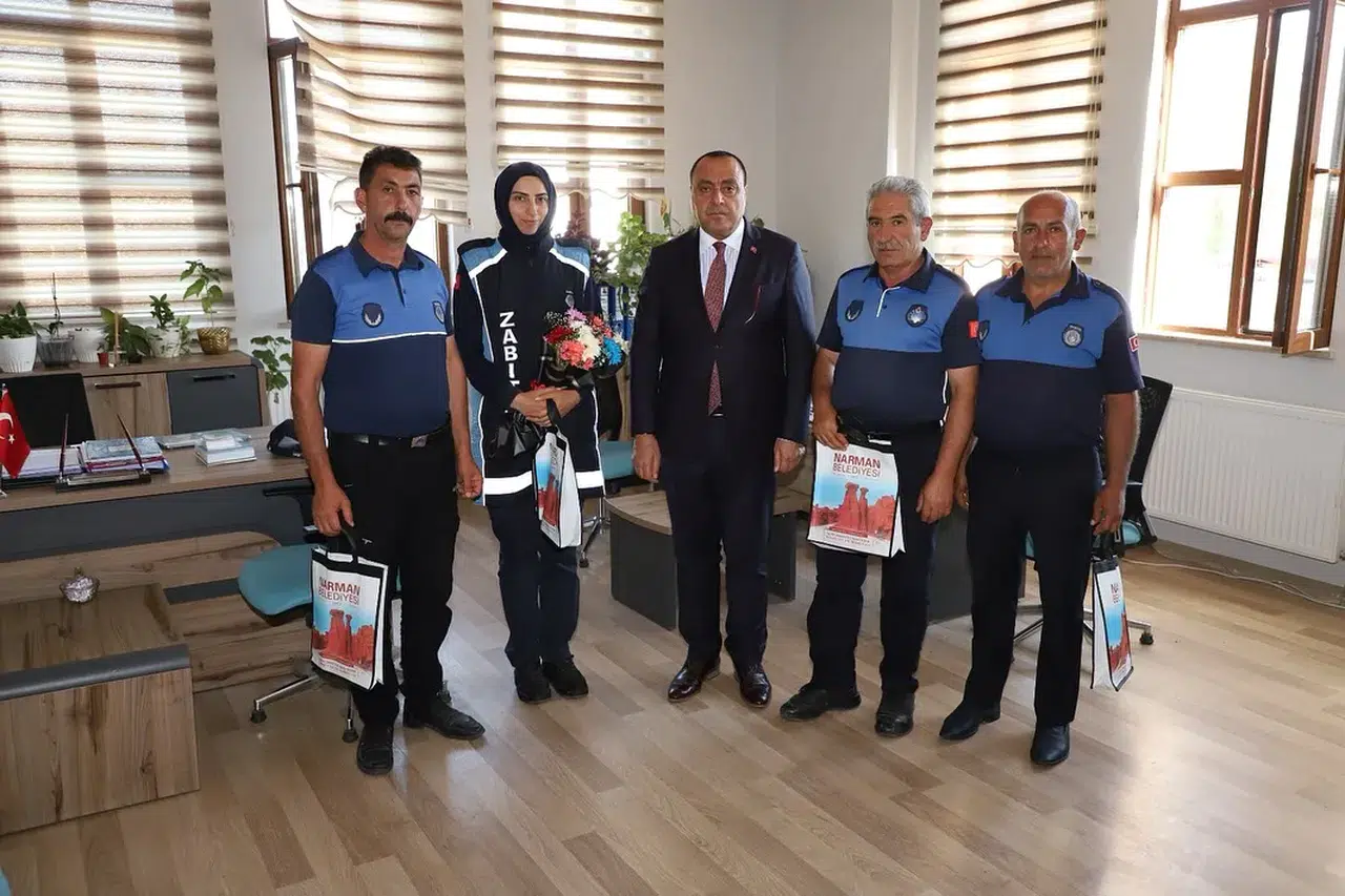 Narman Belediyesi'nden Zabıta Haftası'na özel anlamlı etkinlik ve teşekkür mesajı