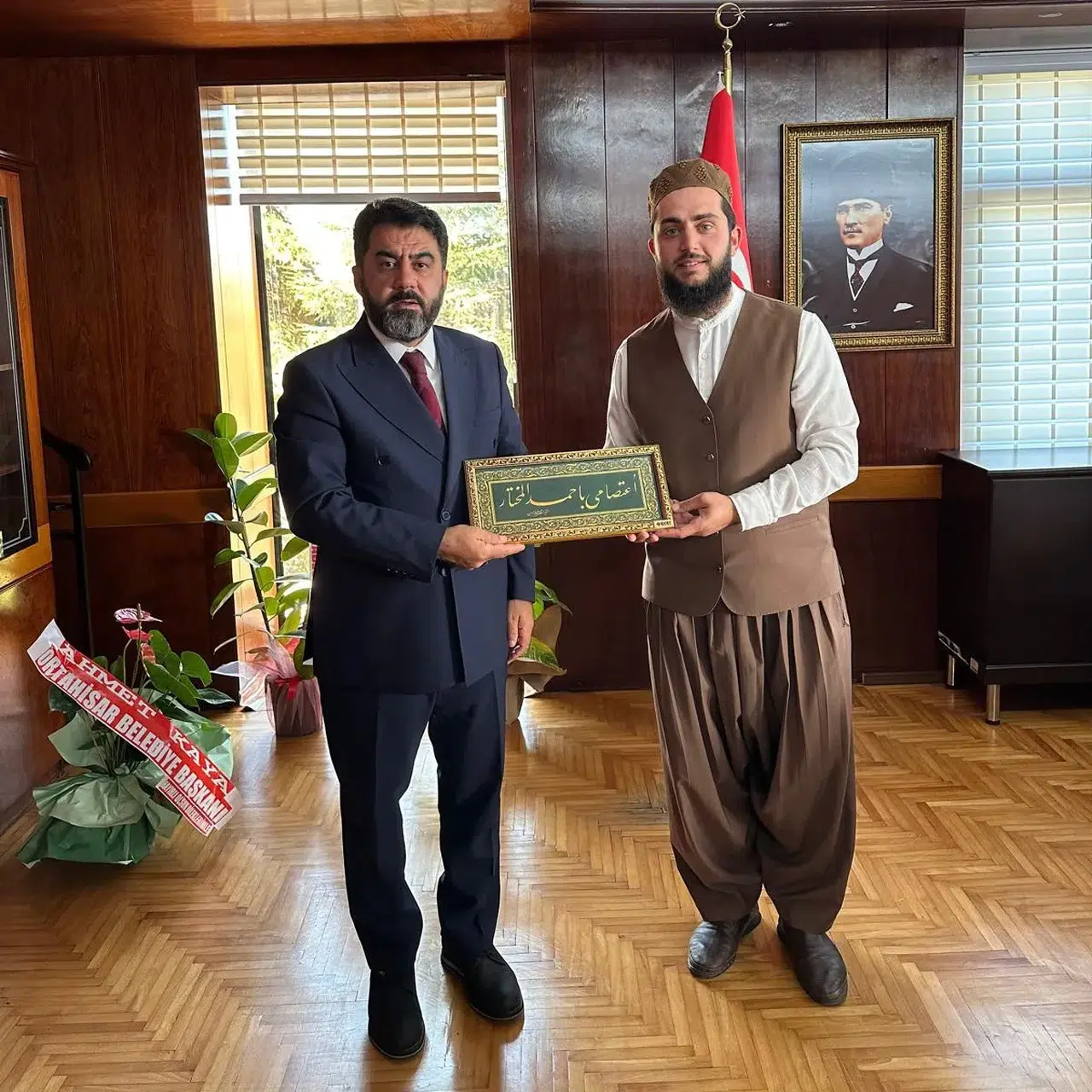 Trabzon'da İl Müftüsü Dr. İsmail Çiçek'e hayırlı olsun ziyareti yapıldı