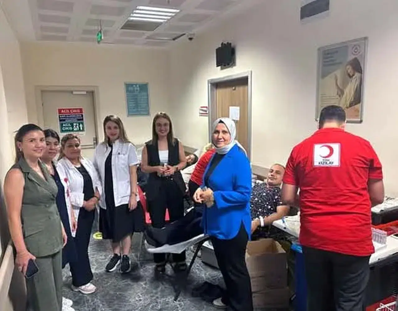 Reyhanlı Devlet Hastanesi'nden anlamlı kan bağışı etkinliği gerçekleştirdi