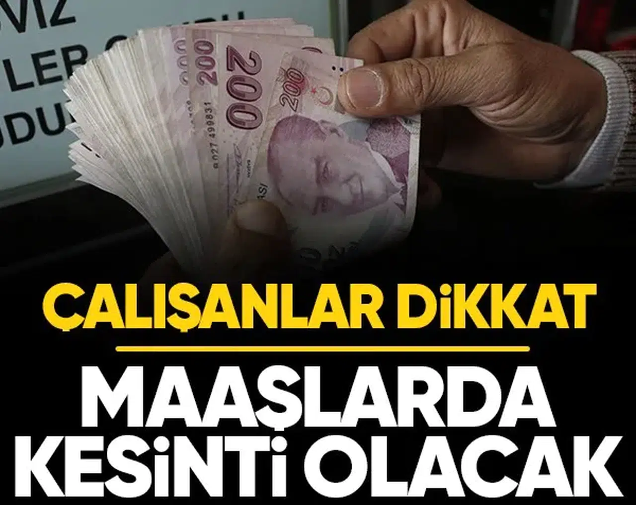Çalışanlar dikkat! Herkesin maaşının yüzde 3'ü kesilecek!
