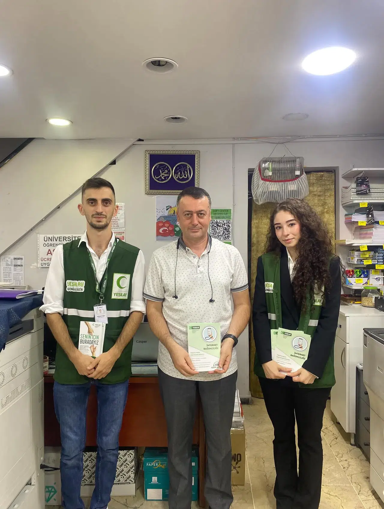 Rize'de Yeşilay, bağımlılıkla mücadele için YEDAM hizmetlerini tanıtıyor