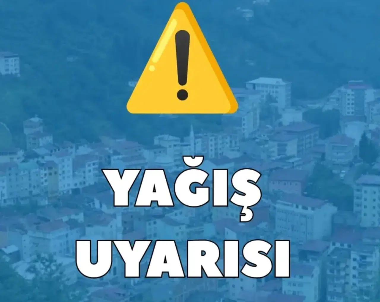 Şalpazarı'nda Şiddetli Yağış Tehlikesine Dikkat!