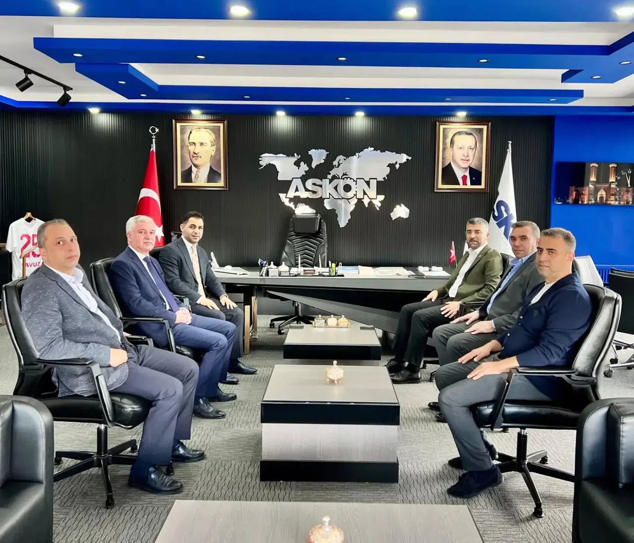 ASKON'un Yeni Başkanı Turan'a Hayırlı Olsun Ziyareti Gerçekleştirildi