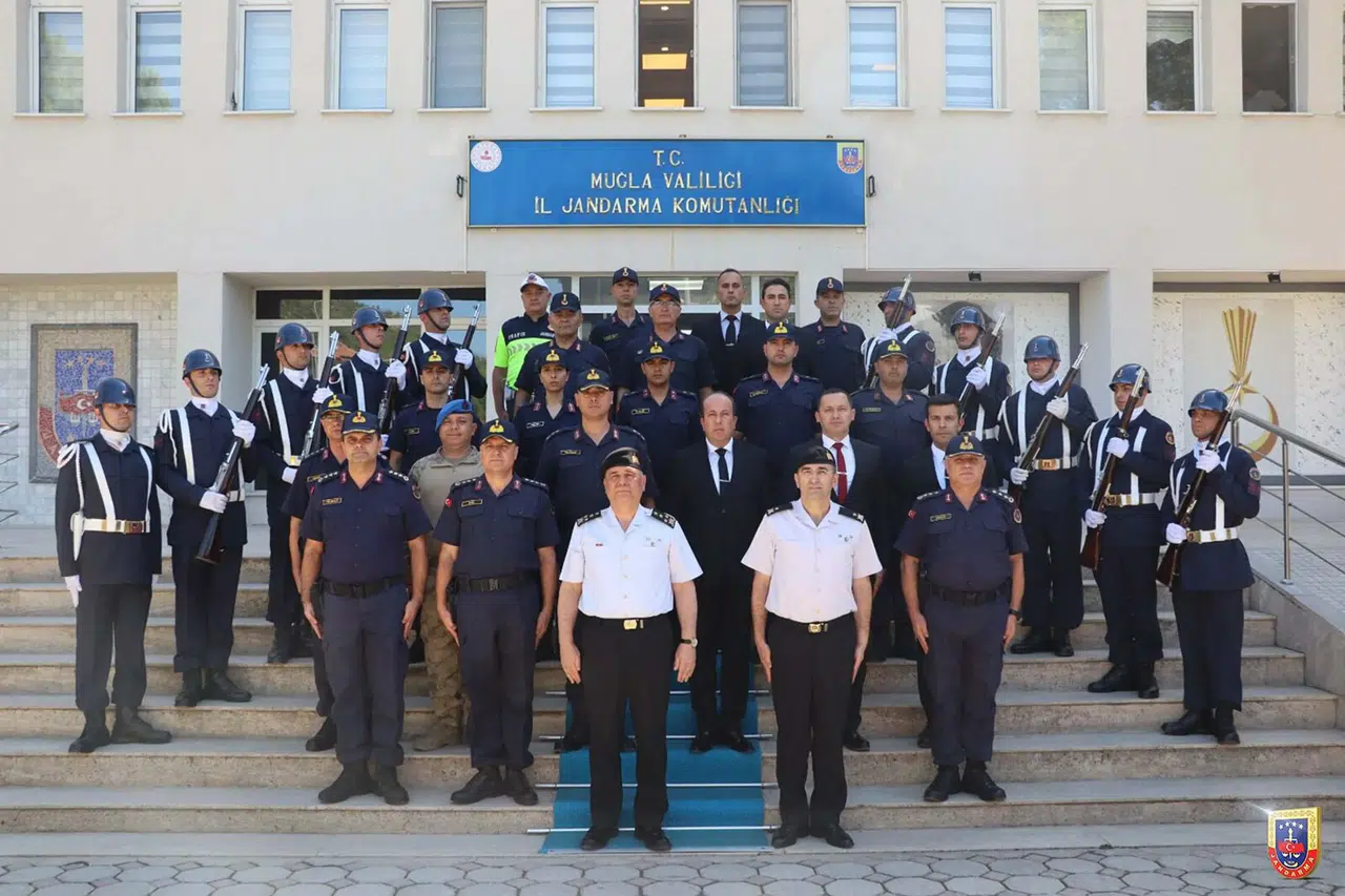Jandarma Genel Komutanı Ali Çardakcı, Muğla İl Jandarma Komutanlığı'nı ziyaret etti