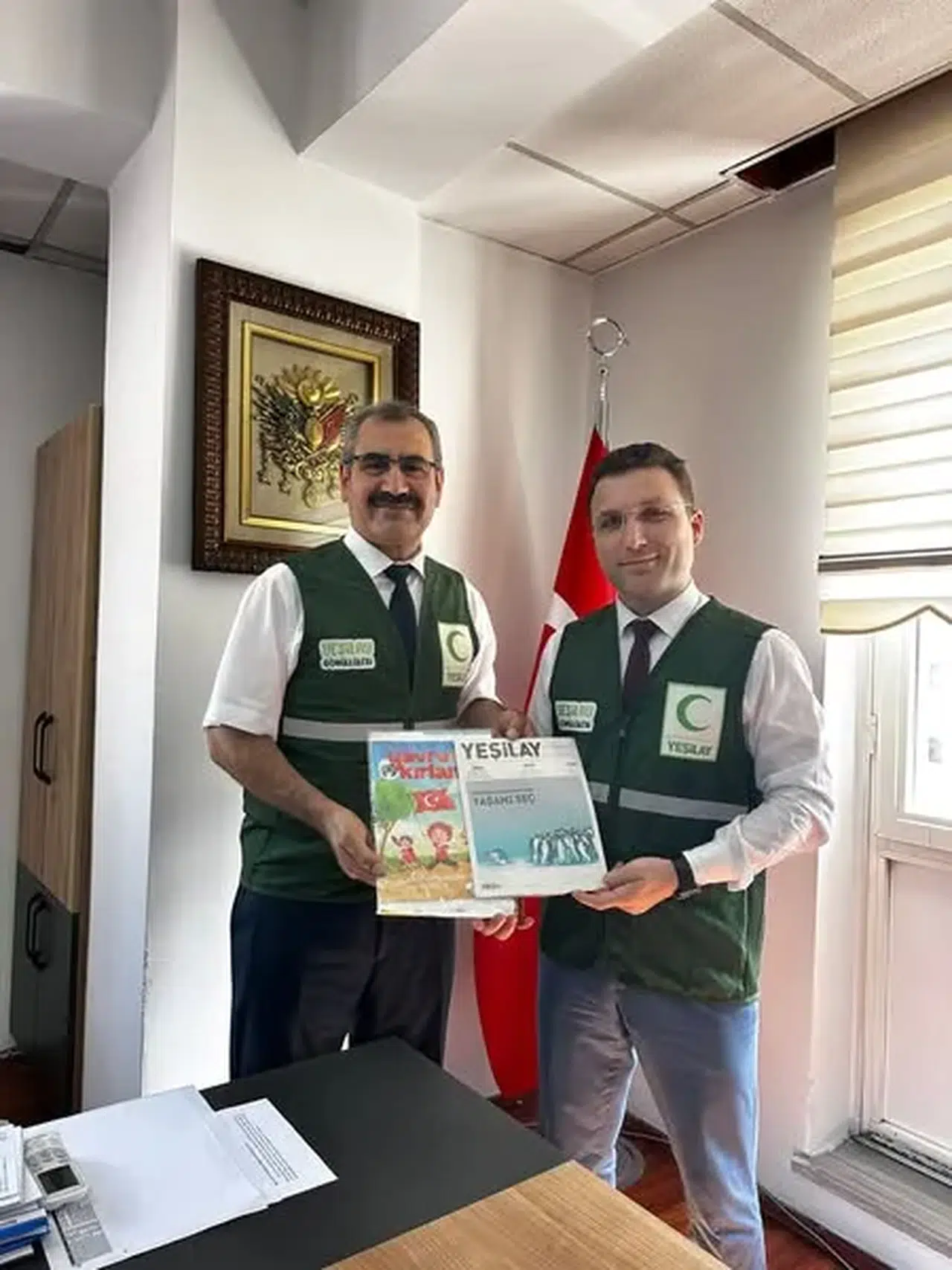 Yeşilay Artvin Şubesi, halk sağlığı için İl Sağlık Müdürlüğü'nü ziyaret etti