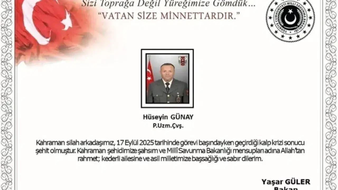 Piyade Uzman Çavuş Hüseyin Günay kimdir, neden öldü?