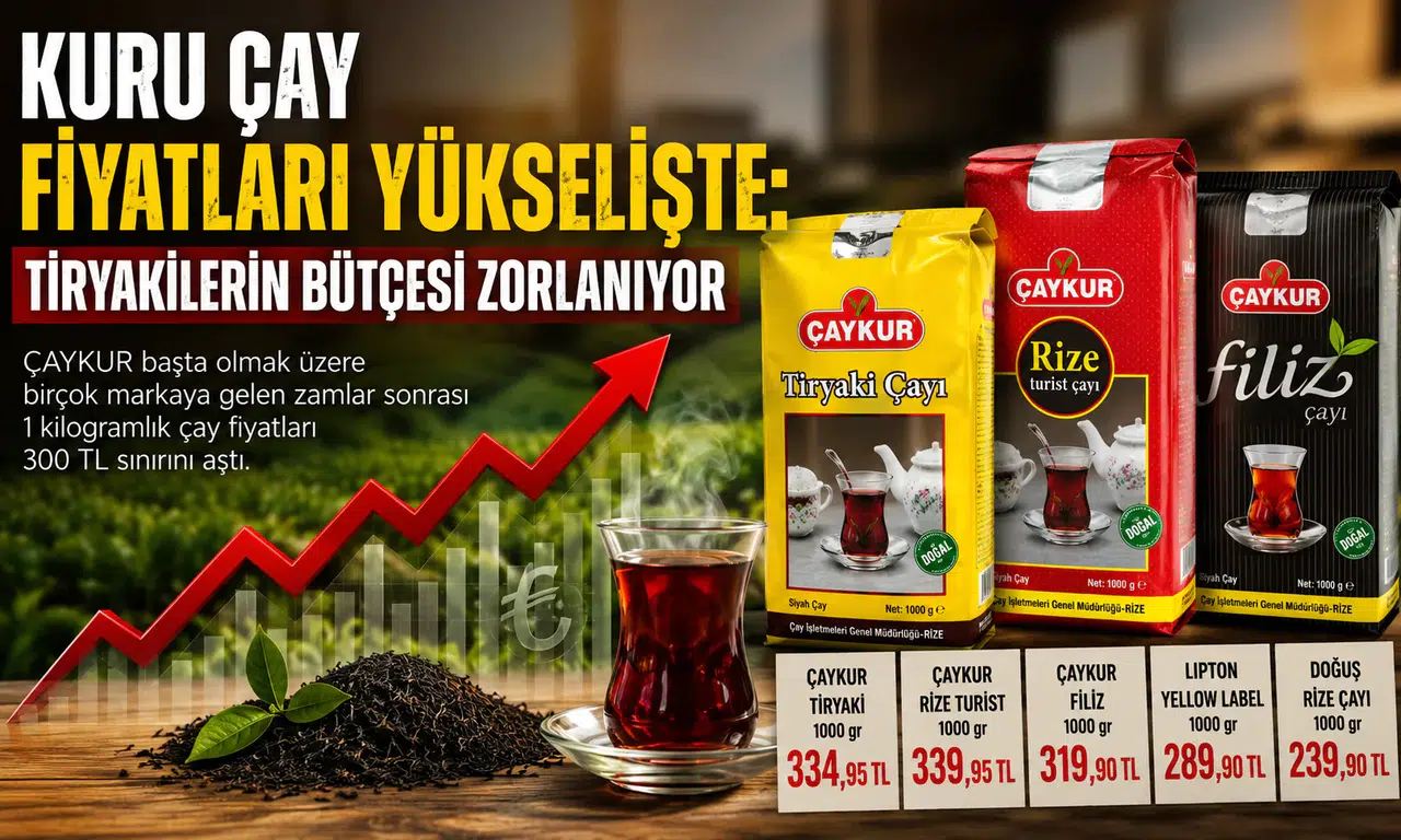 Kuru Çay Fiyatları Yükselişte: Tiryakilerin Bütçesi Zorlanıyor