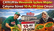 ÇAYKUR’da Mevsimlik İşçilere Müjde: Çalışma Süresi 10 Ay 29 Güne Çıkıyor