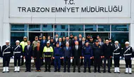 Trabzon Valisi Aziz Yıldırım’dan İl Emniyet Müdürlüğüne Veda Ziyareti