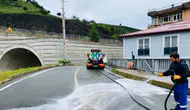 Rize’de Sokaklar Temizleniyor